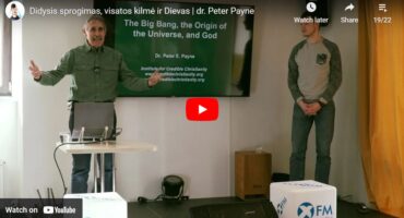 Read more about the article Didysis sprogimas, visatos kilmė ir Dievas | dr. Peter Payne