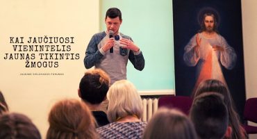 Read more about the article Kai jaučiuosi vienintelis jaunas tikintis žmogus. Laurynas Jacevičius