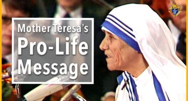 Read more about the article Motinos Teresės kalba už gyvybę