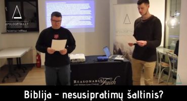 Read more about the article Ar Biblija yra nesusipratimų šaltinis? Reasonable Faith Vilnius