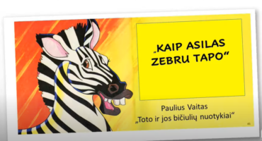 Read more about the article Biblijos pamokėlė vaikams KAIP ASILAS ZEBRU TAPO
