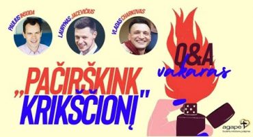 Read more about the article Pačirškink krikščionį. Klausimai-atsakymai @KTU (tiesiogiai)