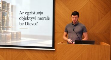 Read more about the article Ar egzistuoja objektyvi moralė be Dievo? (L. Jacevičius @VU Teisės fakultetas)