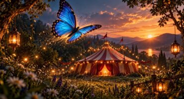 Read more about the article Drugelių cirkas. Trumpas meninis filmas